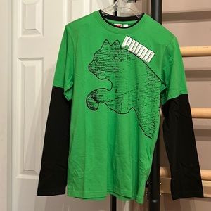 Puma  boys shirt size L